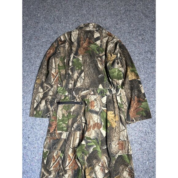 Red Head Camo Camouflage Full Body Coveralls Hunting USA M Regular Vintage - Picture 4 of 8